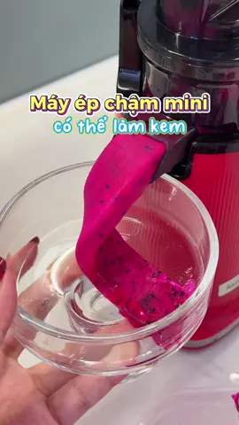 Máy ép chậm mi nhon mà vẫn làm kem được luôn nha  #miulinhmap #juice #lazychefvietnam #mayepcham3S #mayepchammini 