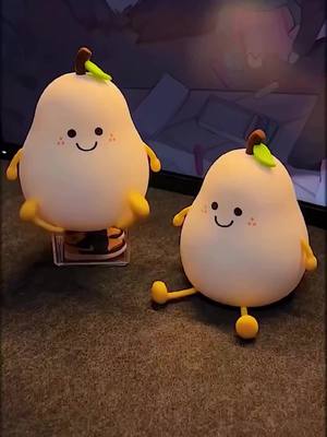 So damn cute pear night lamp, perfect gift for your kid or loved one.