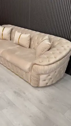 Ambassador 3+2 Seater Champagne Velvet & Gold Back In Stock Contact Us Today To Order #Home #luxury #sofas #bargain #furniture #interiordesign #tiktok 