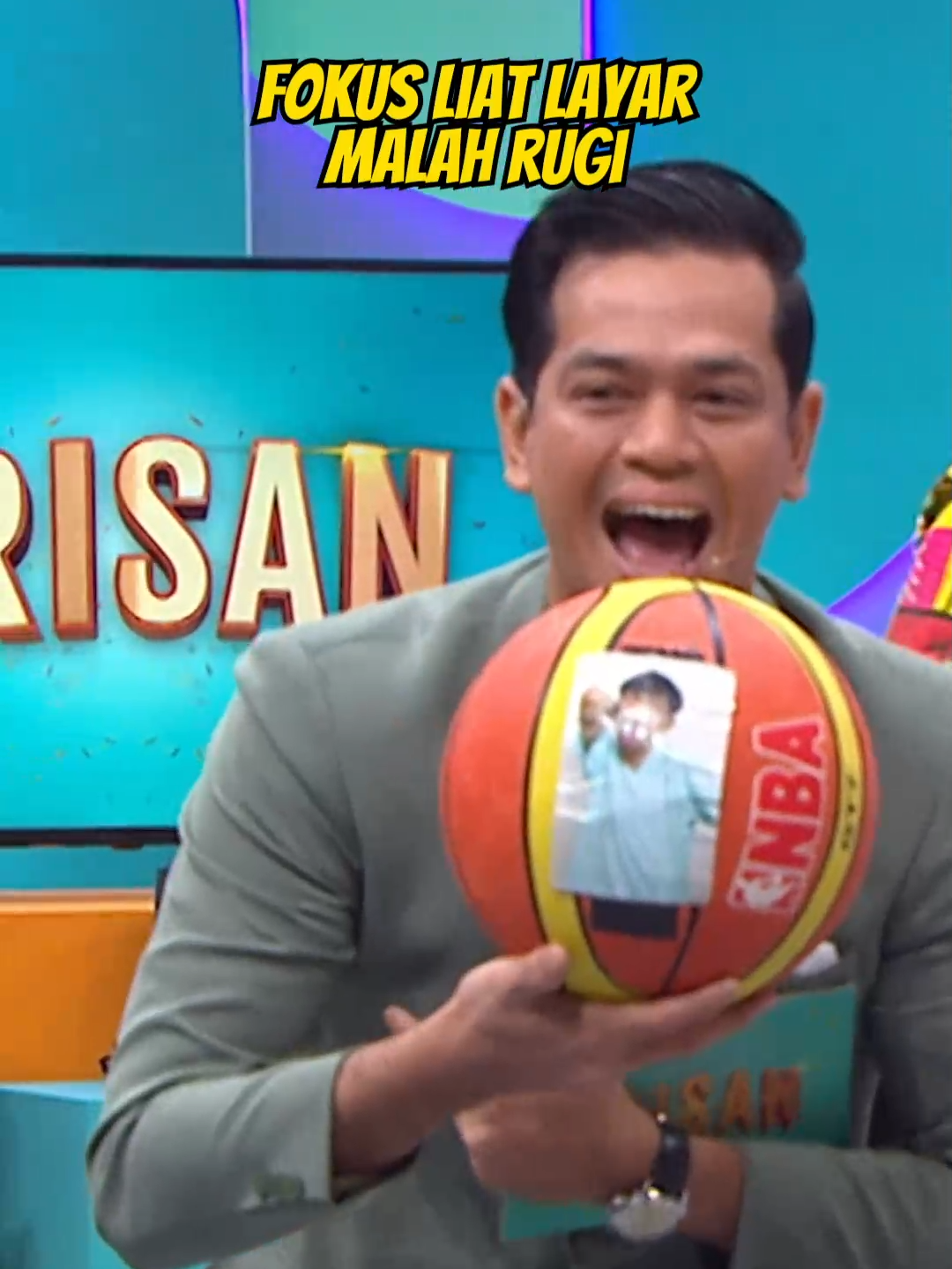 Niat Fokus Liat Layar Eh Soalnya Malah di Bola Basket, Kuis Macam Apa Ini! #arisan #suryainsomnia #arisantrans7 #trans7