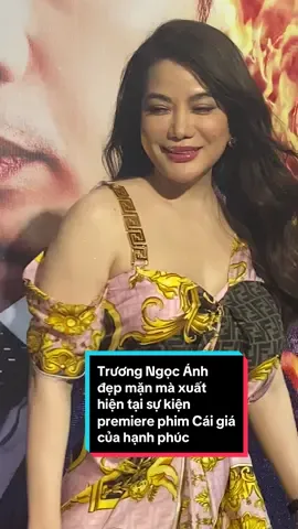 Trương Ngọc Ánh đẹp mặn mà xuất hiện tại sự kiện premiere phim Cái giá của hạnh phúc #truongngocanh #caigiacuahanhphuc #showbiznaycogihay #tiktokgiaitri #thamdo 