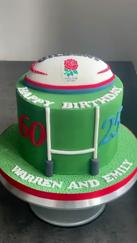 🏉🏴󠁧󠁢󠁥󠁮󠁧󠁿 #cake #cakedecorating #rugby #fondant #birthdaycake #surrey #caketok #cakevideo #fyp #foryoupage 