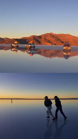 Most amazing sunrise  📍Salar de Uyuni, Bolivia 