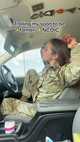 Part 1 finale of the “trolling my NCOIC” series. Yes. I still owe you pushups 