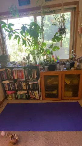 7 minute gentle yoga flow and meditation for stimulating the vagus nerve, inviting in happiness, and releasing tension and trauma. #somatichealing #somatictherapy #yoga #yogaflow #meditation #polyvagaltheory 