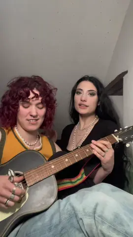 Lucy - Corbon Amodio @houndervamp #fyp #fypシ #bingobingobaby #musician #singing #guitar #lgbtq #queer #couple 