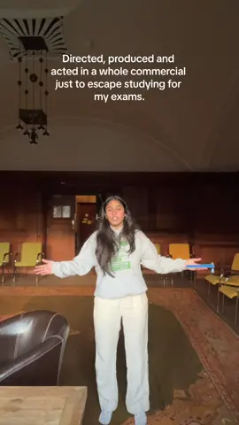 Actually im doing an acting degree at cambridge, cna you tell? #uni #exams 