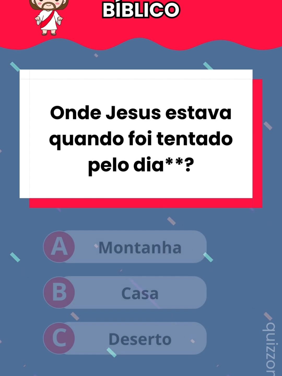 Quiz Bíblico - Quantas perguntas consegue responder corretamente? #quiz #biblia #perguntaserespostas #jesus #conhecimento #aprender