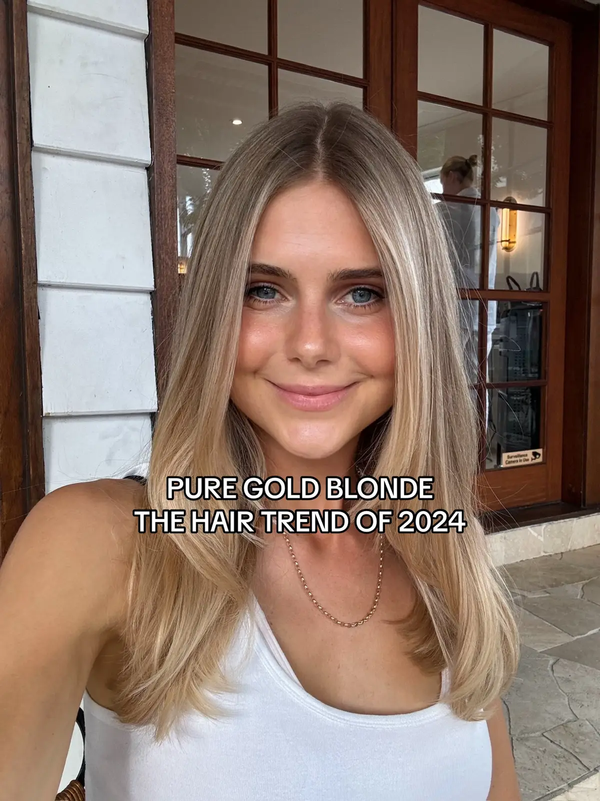 Our version of the #puregold hair trend ✨ #blonde #blondehair #goldblonde #luxuryblonde 