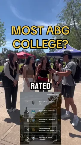 Most ABG college?🤨 #ucr #publicinterview #asian 