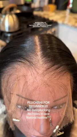 Are you ready for this BEGINNER FRIENDLY PLUCKING TUTORIAL!!?? No more holes in lace! No more over plucking! No more raked hairlines! Hope this technique helps 🙃🥹 Enjoy 🧚🏾‍♀️🫶🏾  Wig used: @WowAfrican.com x Laurasia Andrea “Laurasia001” 13x6 22” bodywave 180% density HD film lace- new clean hairline  #tutorial #laurasia #laurasiaandrea #laurasia_yt #laurasiaandreapcos #fyp #explore #viral #blackgirl #5k #bleachingknots #plucking #wig #wigtok 