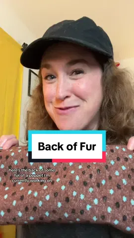 What do you think this fur will look like? Any guesses? #puppet #fur #crafty #builder #maker #funfact 