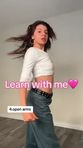 Learn with me🩷#dancesteps #dancetutorials #dancetutorial #easydancemove #dancevideo #dancetutorial 