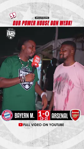 Watch the FULL VIDEO now on YouTube via link in bio 📺 🔥 🗣️ 😅  #naijafootball #tiktoknigeria #naijatiktok #sportsontiktok #levelupafrica #nigeria #africanfootball #championsleague Bayern Munich 1-0 Arsenal highlights today 