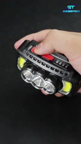 inilah headlamp yang memiliki 7 mode cahaya sangat cocok sekali untuk yang hobi mendaki, buruan langsung dichekout sekarang juga ya kak😍#keranjangkuning #beranda #suksestech #fyp #headlamp #senterkepala #hx810 