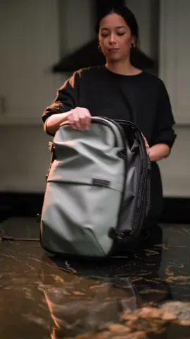 The Airback carries everything you need for your trip! #asmr #asmrsounds #backpack #travel 