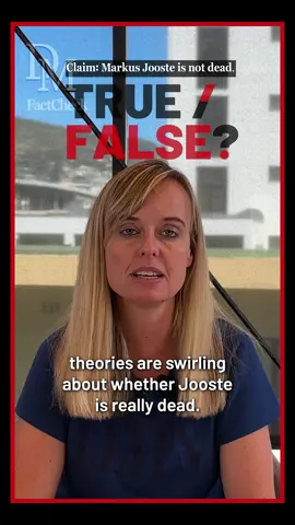Is Markus Jooste really dead?  In late March, the news broke on South African news websites that Steinhoff fraudster Markus Jooste had died by s*Ic*de. But a few weeks later, conspiracy theories are swirling about whether Jooste is really dead.  By Rebecca Davis #factcheck #fyp #foryou #news 