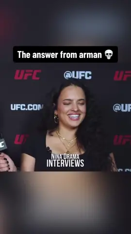 WHAT ARE BRO TRYING TO SAY 💀 #armantsarukyan #ninadrama #interview #ufc300 #fypシ 