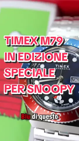 TIMEX PER SNOOPY #timex #timexpeanutscollection #timexpeanuts #timexorologio #timexautomatico 