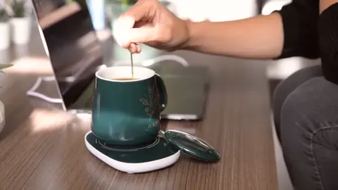 مج بورسيلين مع قاعده تسخين☕ مع 