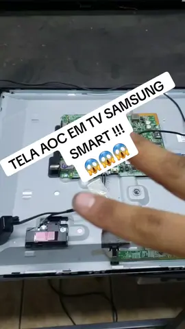 É POSSÍVEL TELA AOC EM TV SAMSUNG ??? #eletronica #assistenciatecnica #brotherseletronica #tvs #tela #dicas #viral #samsung #aoc #quebrada 