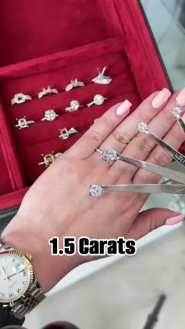 What’s the perfect size for a ring?💍 #fyp #diamonds #diamondring #miamijeweler 