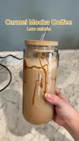Recipe👇🏼 8oz of carmel k-cup (or cold brew)  1/4 cup of any milk 1oz javy mocha syrup 1 tbs sugar free carmel syrup  Ice  @Javy Coffee #enjoyjavy #ad 