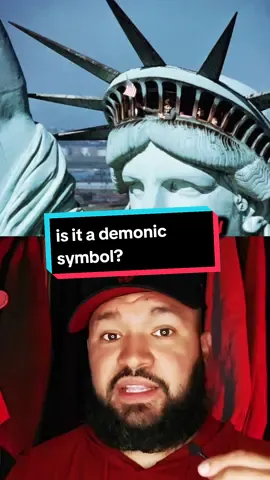 is the statue of liberty a demonic symbol? #demonic #evil #lucifer #statueofliberty #scary #scaryvideo #fyp #foryou 