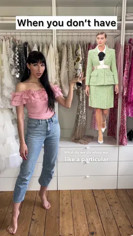 When you can’t afford a Chanel outfit #letsgetdressed 