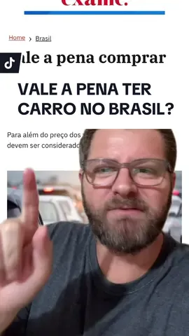 Será que vale a pena ter carro no Brasil? Preços altos, IPVA caro, combustível de baixa qualidade, peças e óleos falsificadas e mais impostos … A gente gosta muito de carro, mas … #lucasfaccina #instagram #tiktok #carros 