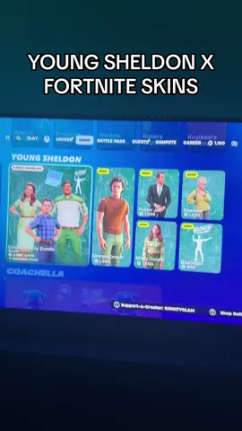 FORTNITE X YOUNG SHELDON🔥🔥 CODE GIGGITYCLAM #fortnite #youngsheldon #fyp #meme #fortniteitemshop #epicgames #georgiecooper #viral #fortniteupdate fn update *This a concept btw i made it*