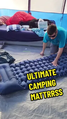 The ultimate Camping inflatable sleeping pad/ air mattress #camping #camp #airmattress #sleeping #Outdoors 