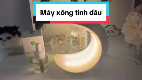 Máy xông tinh dầu hình mặt trăng siêu cute #mayxongtinhdau #xongtinhsau #xuhuong #virral 