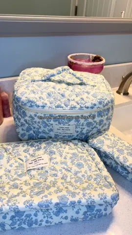 for $12, this makeup bag set is a steal! 🤩 #makeup #makeupbag #makeupbagset #TikTokShop #coquette #floral #aesthetic #fyp 