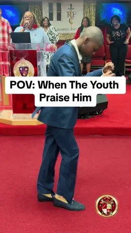 When the youth praise Him. #churchtiktok #praisehim #churchshout #praise #dance #foryoupage #fyp #viral #BlackTikTok #fortlauderdalechurch #viralpost #pov 