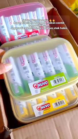 sabun nuvo free tepak #nuvo #sabunnuvobatang  #promotiktokshop  #promohariini  #fyp #fypage 