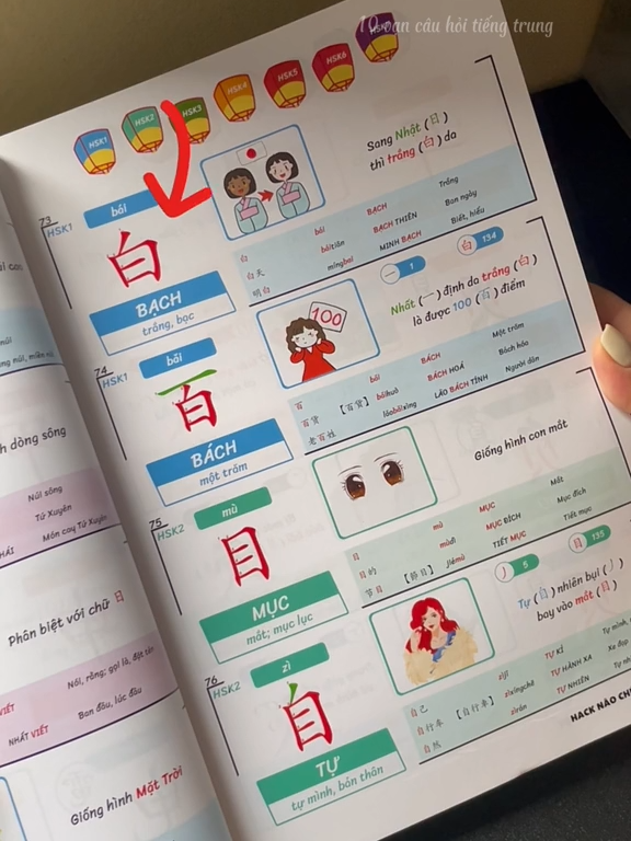 Chia sẻ cho các bạn 1 bí kíp học chữ hán #hacknao3000chuhan #tiengtrung21ngay