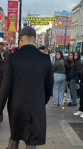 WHEN MR PEAKY BLINDER  ENTER IN PUBLIC REALITY WATCH PEOPLES REACTIONS👆🏻😱🔥  #reaction #public #peakyblinders #thomasshelby 