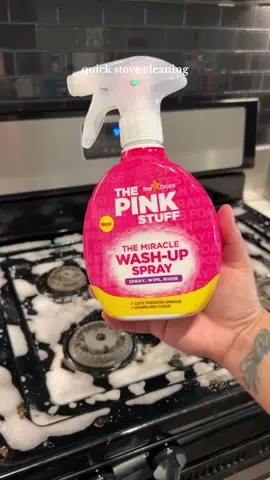 i’ve had this product for 5months and I wish I would of used it sooner. this miracle wash up spray removed old food and grease like butter!! I only did one round and it took everything away even my breath 😮‍💨 this is my new go-to power spray from @The Pink Stuff amazing!! 💕 #clean#cleaning#CleanTok#cleaningtiktok#cleaninghacks#cleaningmotivation#cleaningtips#cleaningasmr#cleaningvideo#thepinkstuff#thepinkstuffcleaning#thepinkstuffmiraclewashupspray#