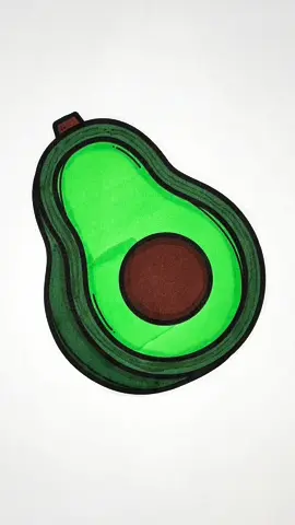 Avocado 🥑  #asmr #avocado #satisfyingcoloring #relaxingvideos #asmrsounds #colourwithme #coloringbook #colourtherepy #therapy #coloring