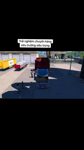 Chở hàng siêu trường siêu trọng có gì vui 🤔#xh #xuhuong #ets2 #eurotrucksimulator2 #GamingOnTikTok 