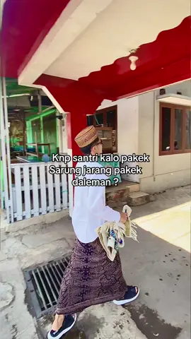 Anti ribet😂#sarungan#santri 
