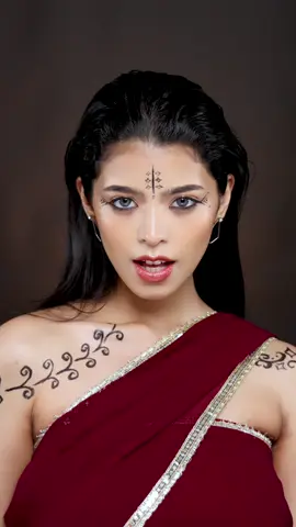 Here’s my version of the #Asoka trend! 🫣♥️ Hope you guys like it 🥰 #jharnabhagwani #makeuptransition 
