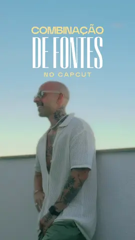 Combinação de fontes! Já salva essas dicas pra usar no seu video e chamar mais atenção com um design incrível 💛 #font #capcut #dicadevideo #fontdesign #tittle 