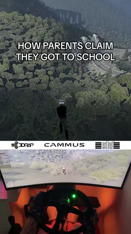 Parents doin cross country to get to school #assettocorsa