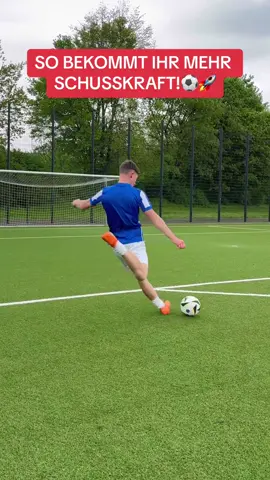 MEHR SCHUSSKRAFT OHNE DICKE MUSKELN!❌⚽️ #fussball #tipps #tricks #tutorial 