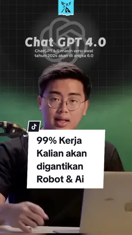 99% KERJA KALIAN AKAN DIGANTIKAN OLEH ROBOT & Ai  ~TimothyRonald #timothyronald #ai #designer #motivasi #fyp #chatgpt 