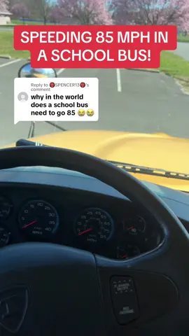 What happens if you speed in a school bus?