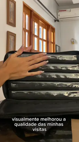 Bolsa porta-joias ao invés da maleta traducinal, um dos melhores investimentos para meu negocio de pratas 925 até hoje!!! 