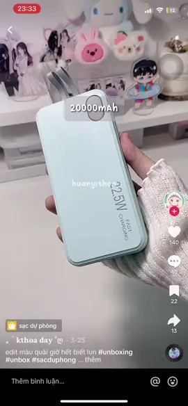 Sạc dự phòng, sạc siêu nhanh #xuhuong #xuhuongtiktok #foryou #sacduphong #sacduphong20000mah 